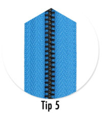 metal fermuarlar black nikel tip5